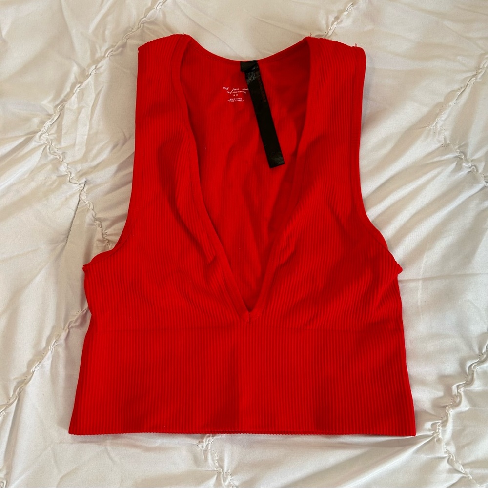 Urban Outfitters Out From Under Hailey Seamless Plunge Bra Top